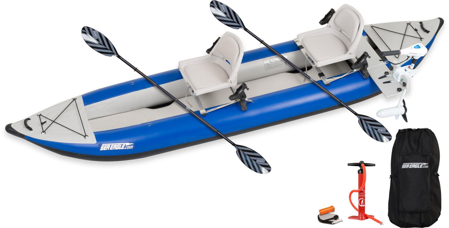 Sea Eagle 420x Explorer - Pro Carbon - Angle View