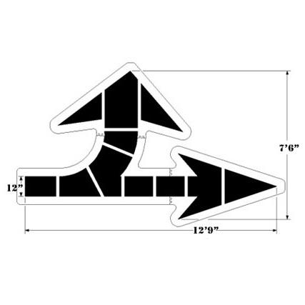 Newstripe | Large Federal Combination Arrow | 10004360