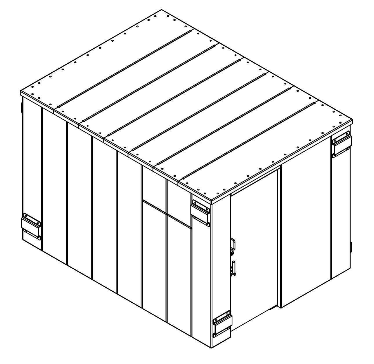 Swisher ESP Safety Shelter- 20 Person Private / 12 Person Business