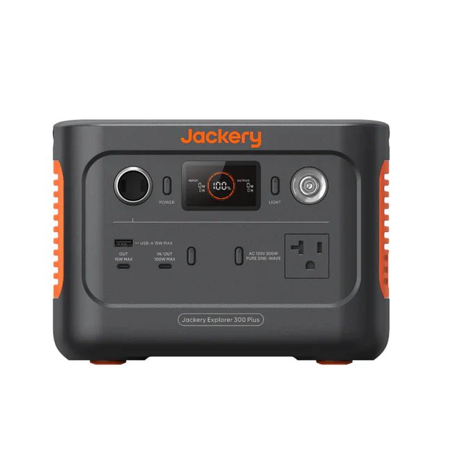 Jackery Explorer 300 Plus Solar Generator + SolarSaga 100W Portable Solar Panel