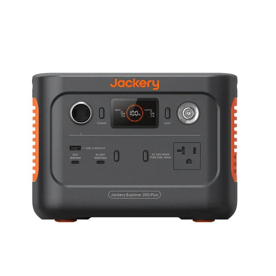 Jackery Explorer 300 Plus Solar Generator + SolarSaga 100W Portable Solar Panel
