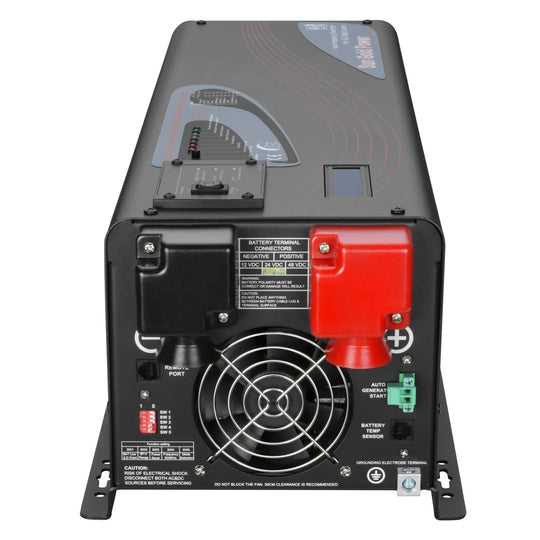 6000W DC 24V/ 48V Split Phase Pure Sine Wave Inverter With Charger - 6KW 24V Inverter