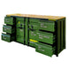 Chery Industrial 6.5ft Workbench Cabinet with 6 Drawers