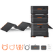 Jackery Explorer 2000 Plus Solar Generator Kit (6kWh) + SolarSaga 500 X