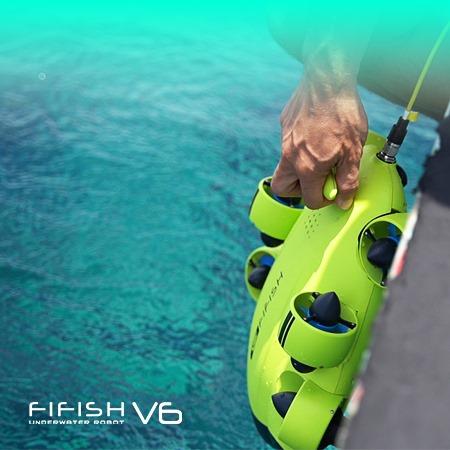 QYSea | Fifish V6 Underwater Robot ROV with VR Goggles