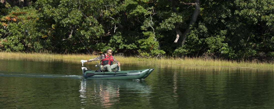 Sea Eagle 285fpb Frameless Pontoon Boat - Pro - Action Shot