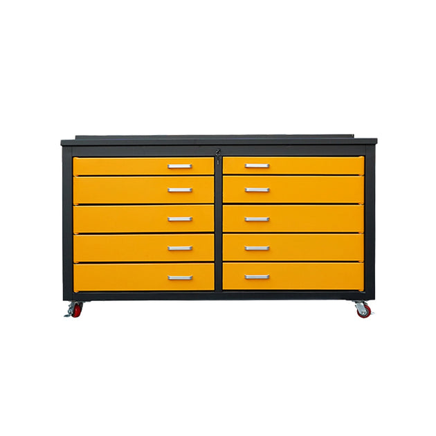 Chery Industrial | 6ft Heavy Duty Mobile Workbench with 10 Drawers