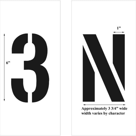 Newstripe | Individual Numbers 1/8 inch (125mil) PolyTough | 10000545