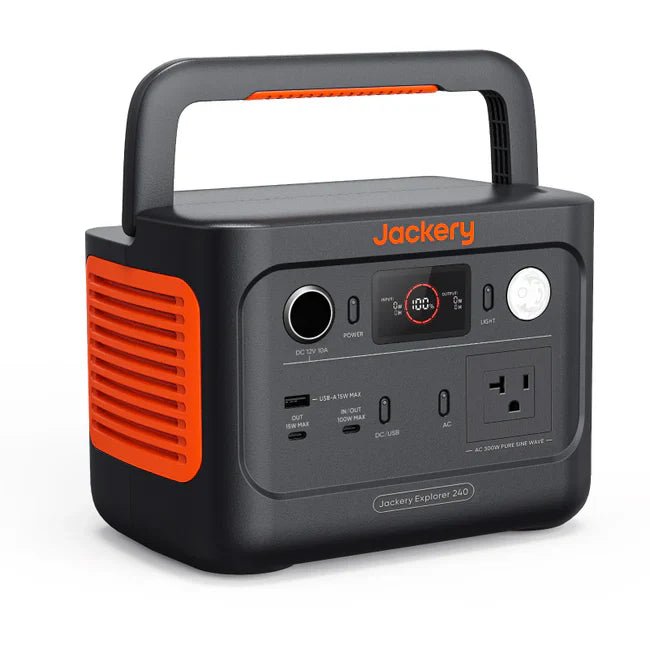 Jackery Explorer 240 V2 Solar Generator + SolarSaga 40W Solar Panel Kits