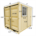 Chery Industrial 7ft Small Cubic Shipping Container