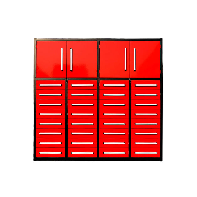 Chery Industrial | 7ft Garage Storage Cabinet (32 Drawers & 2 Cabinets)