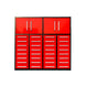 Chery Industrial | 7ft Garage Storage Cabinet (32 Drawers & 2 Cabinets)