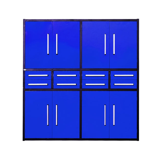 Chery Industrial | 7ft Garage Storage Cabinet (8 Drawers & 4 Cabinets)