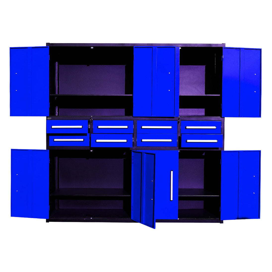 Chery Industrial 7ft Garage Storage Cabinet (8 Drawers & 4 Cabinets)