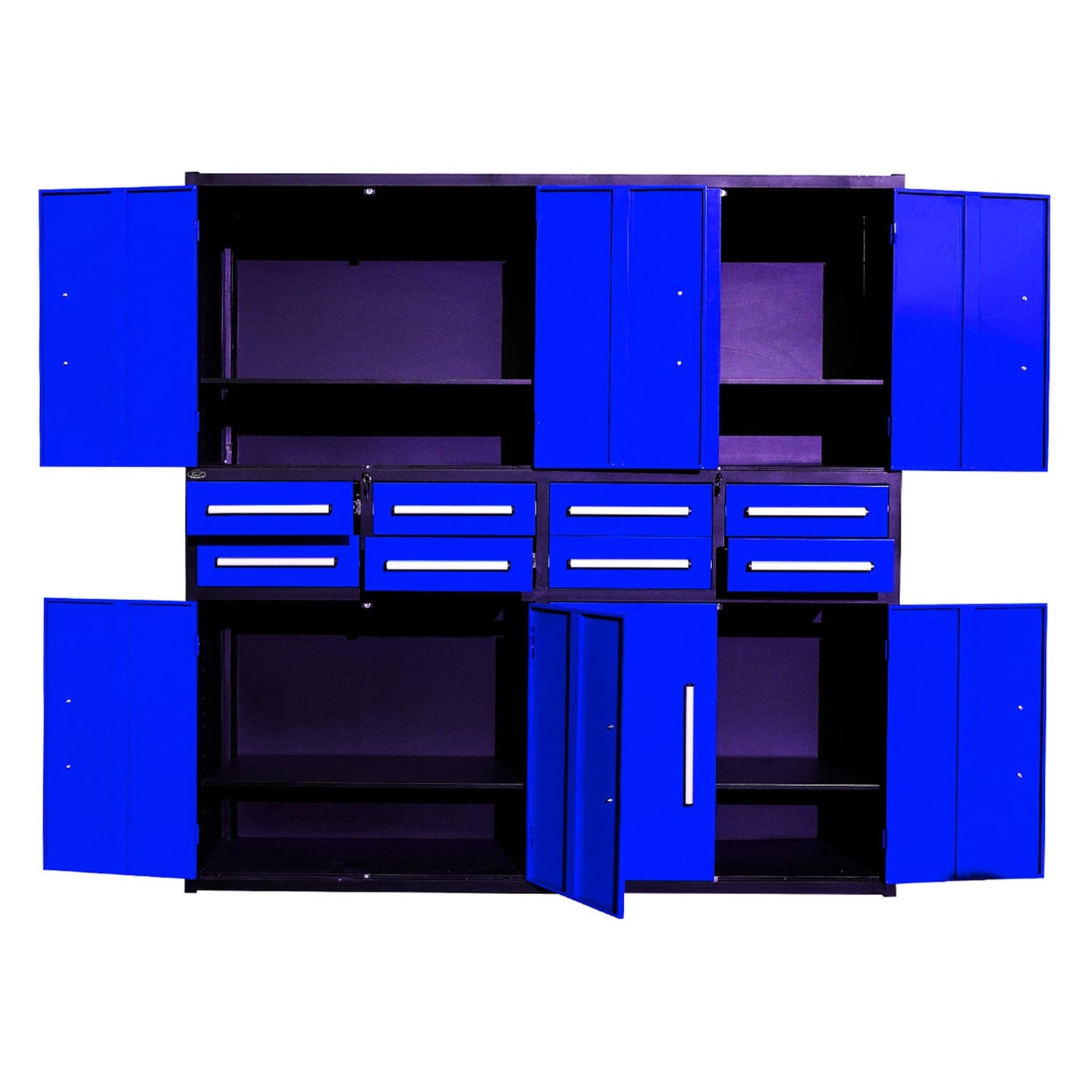 Chery Industrial 7ft Garage Storage Cabinet (8 Drawers & 4 Cabinets)