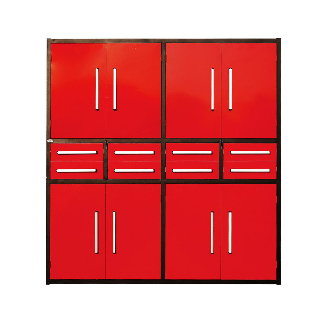 Chery Industrial 7ft Garage Storage Cabinet (8 Drawers & 4 Cabinets)