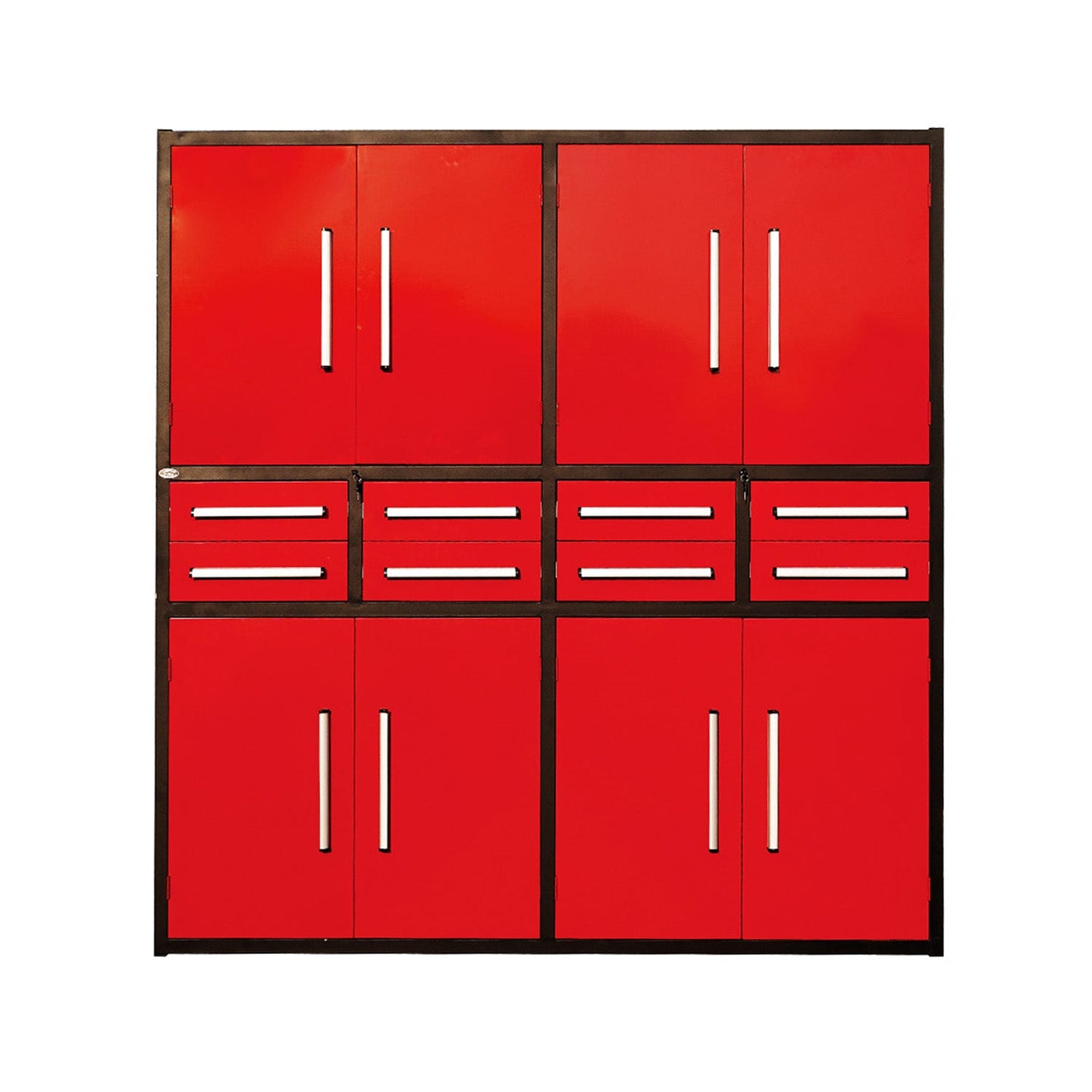 Chery Industrial 7ft Garage Storage Cabinet (8 Drawers & 4 Cabinets)