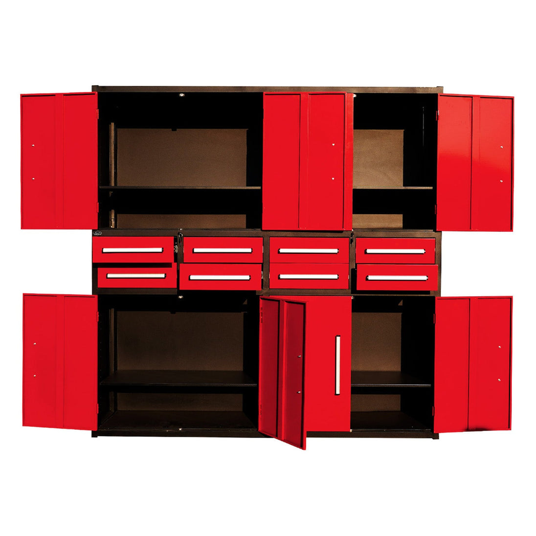 Chery Industrial 7ft Garage Storage Cabinet (8 Drawers & 4 Cabinets)