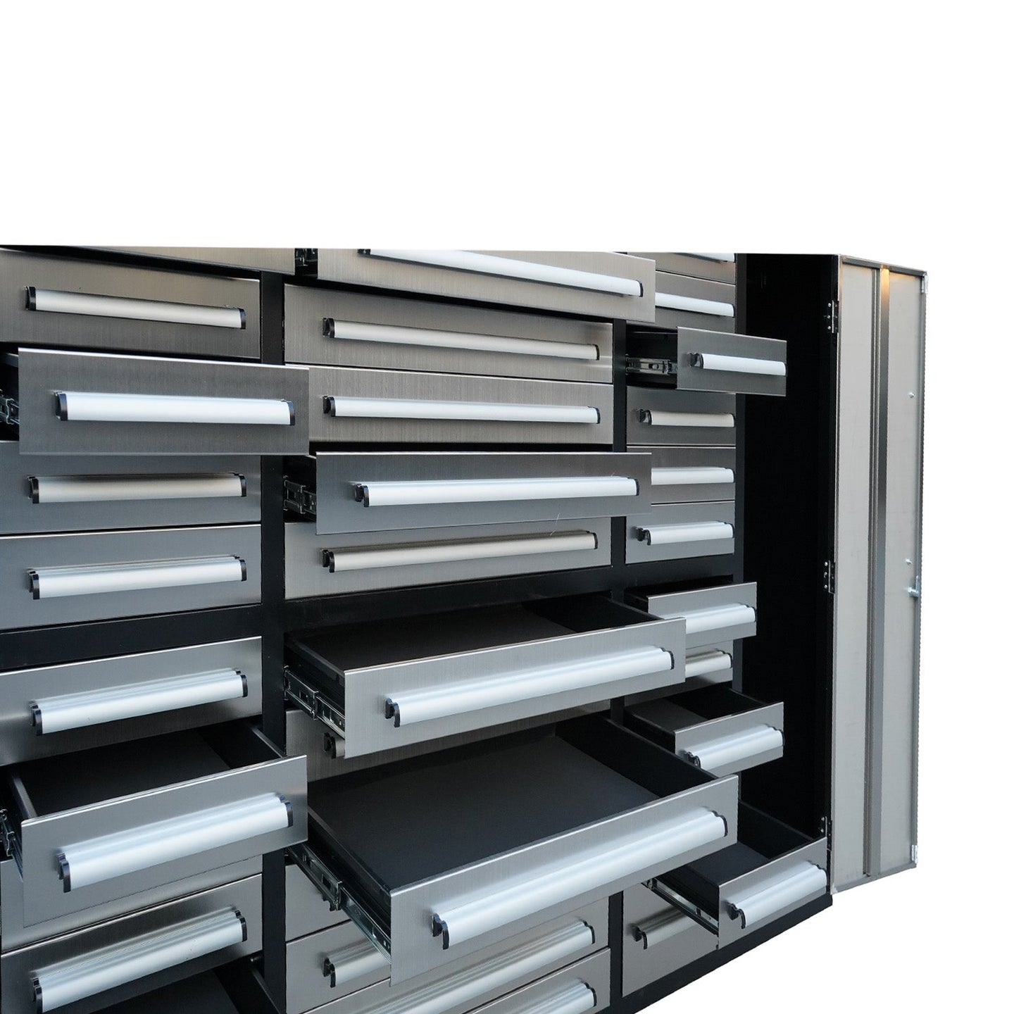 Chery Industrial 7ft Garage Storage Cabinet (35 Drawers & 1 Cabinet)
