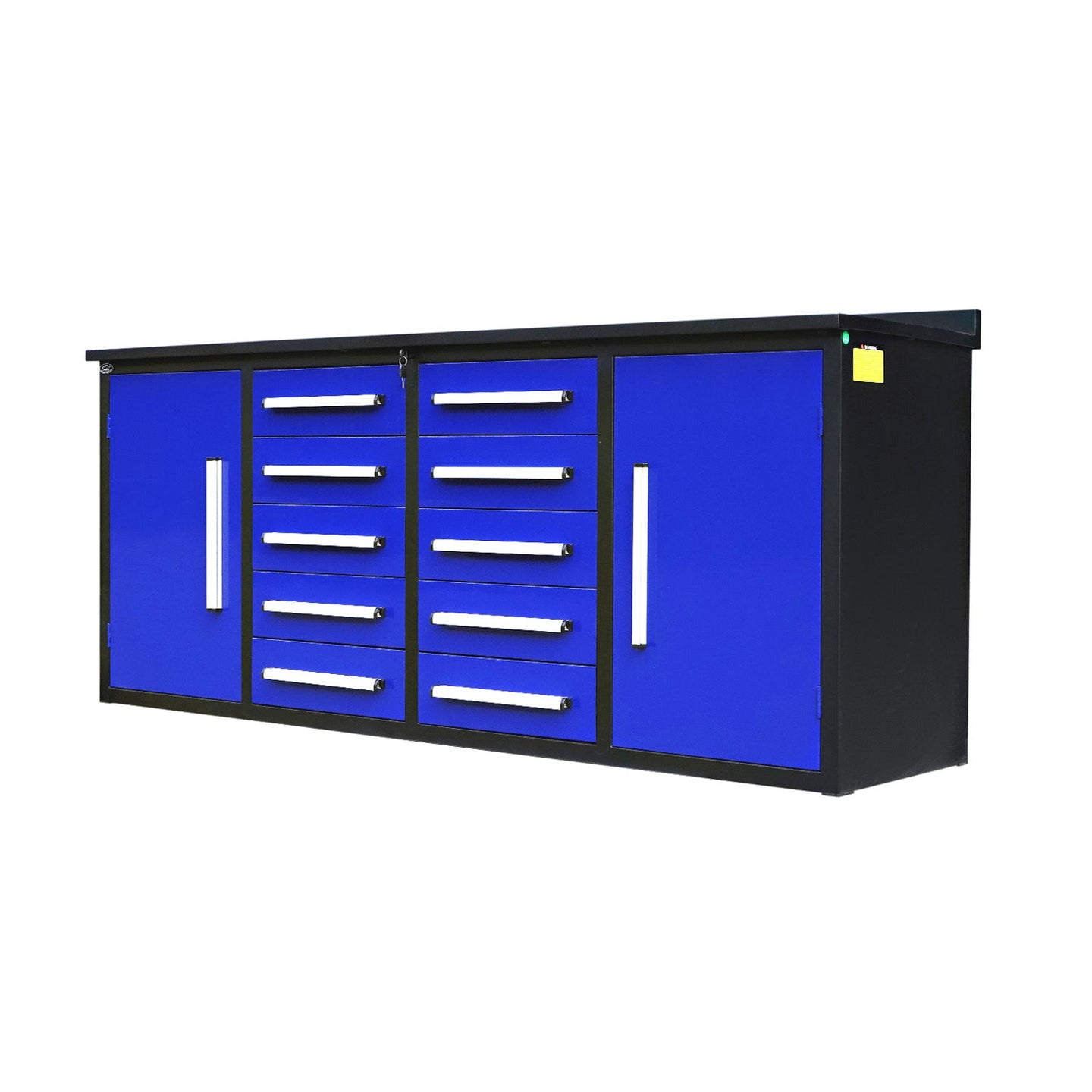 Chery Industrial 7ft Heavy Duty Workbench with 10 Drawers & 2 Cabinets