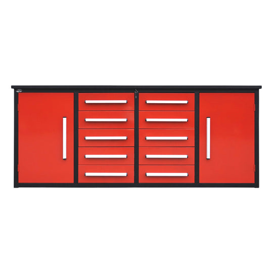 Chery Industrial | 7ft Heavy Duty Workbench with 10 Drawers & 2 Cabinets