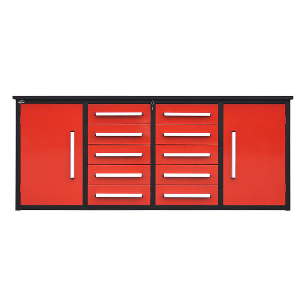 Chery Industrial | 7ft Heavy Duty Workbench with 10 Drawers & 2 Cabinets