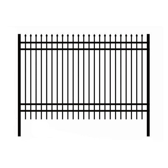 Chery Industrial | 10x7 ft Steel Fence with 4 Rails, 30 Panels
