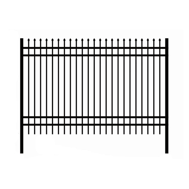 Chery Industrial | 10x7 ft Steel Fence with 4 Rails, 30 Panels