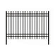 Chery Industrial | 10x7 ft Steel Fence with 4 Rails, 30 Panels