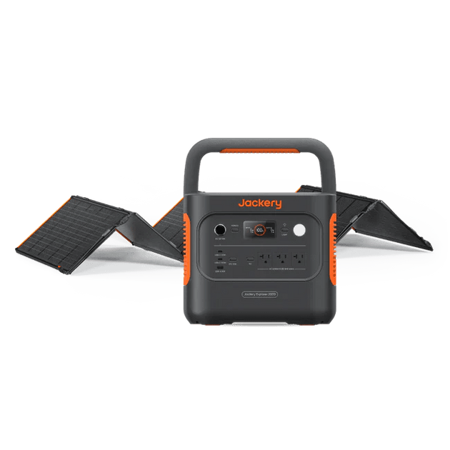 Jackery Explorer 2000 V2 Solar Generator + SolarSaga 500 X