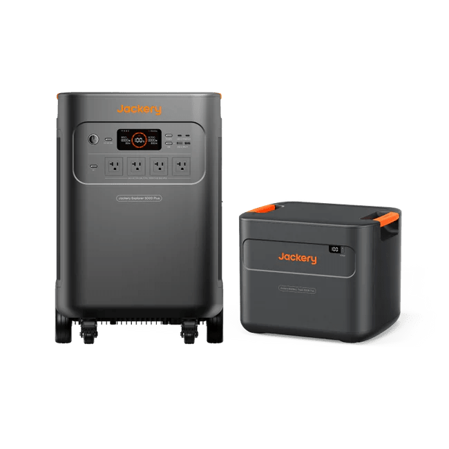 Jackery Explorer 5000 Plus Solar Generator + Extra Battery (10kWh)
