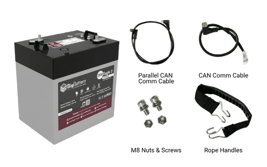 36V EAGLE2 1.63 kWh LiFePO4 Battery with Heater and Comms - Image 2