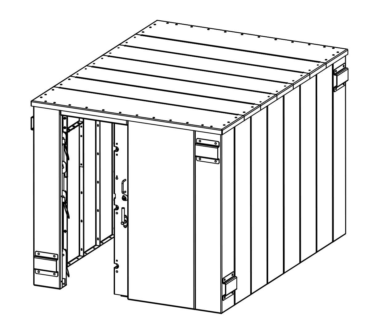 Swisher ESP Safety Shelter- 20 Person Private / 12 Person Business