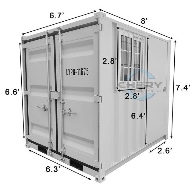 Chery Industrial 8ft Small Cubic Shipping Container