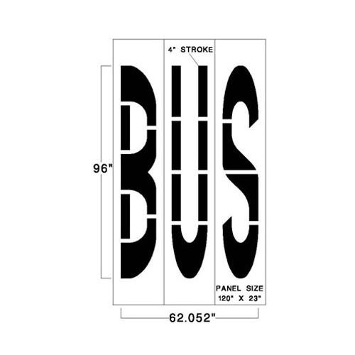 Newstripe | 96 Inch Federal Bus | 10004264