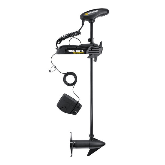Minn Kota Pontoon PowerDrive 55 Trolling Motor wFoot Pedal  12V  55LB  48 1358455