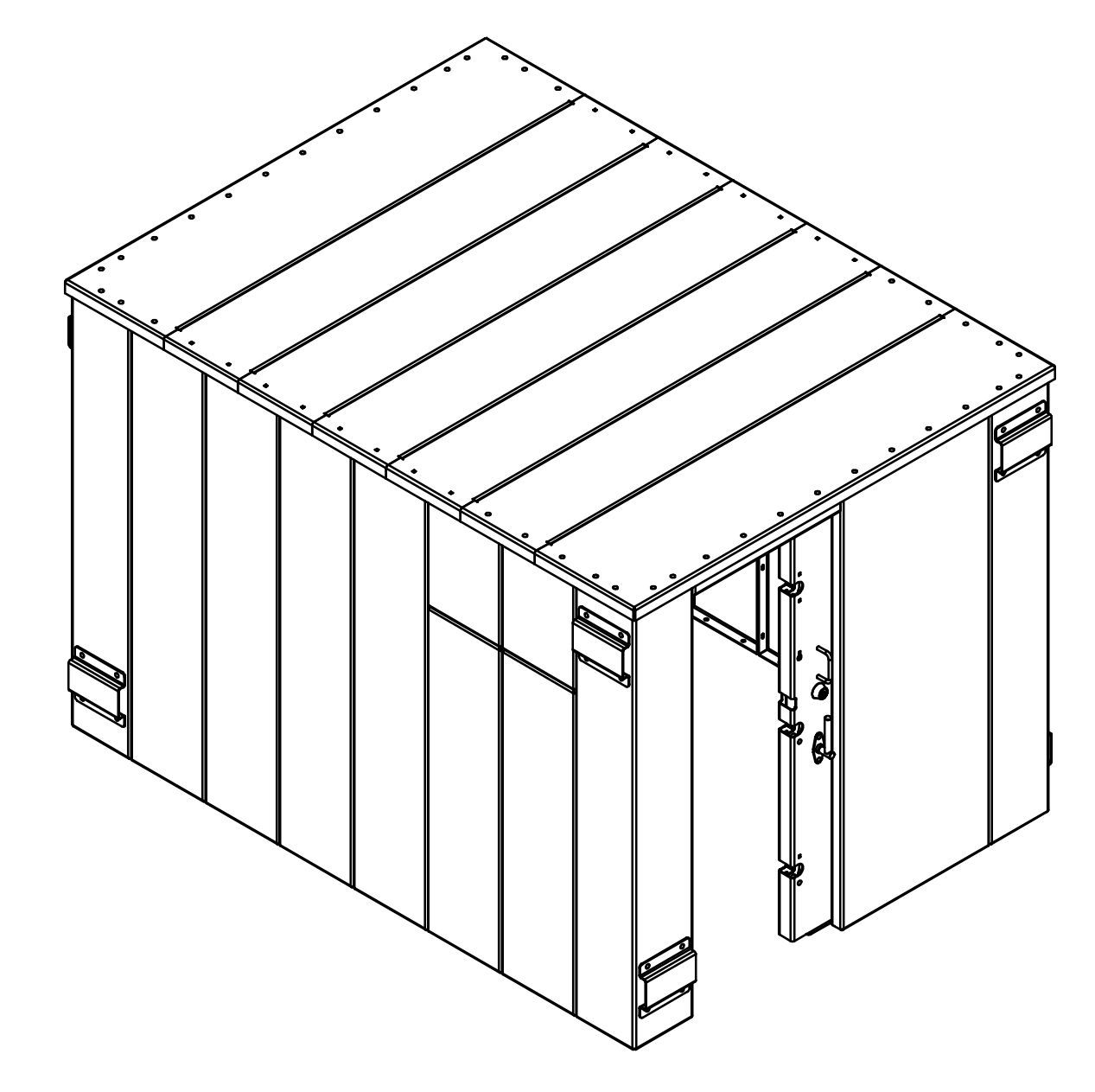 Swisher ESP Safety Shelter- 20 Person Private / 12 Person Business