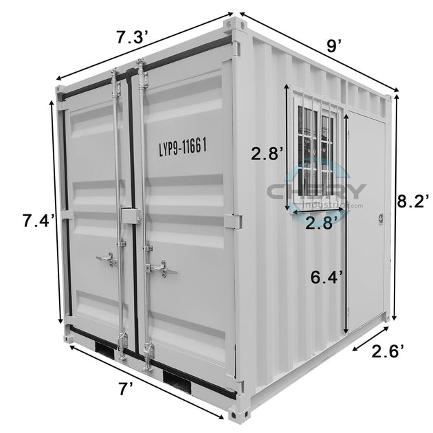 Chery Industrial 9ft Small Cubic Shipping Container