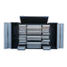 Chery Industrial 9 ft Garage Storage Cabinet with 34 Drawers & 2 Cabinets