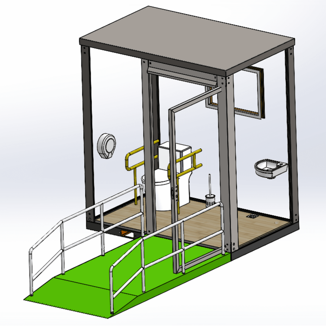 Chery Industrial Handicap-Accessible Portable Restroom for Disabled
