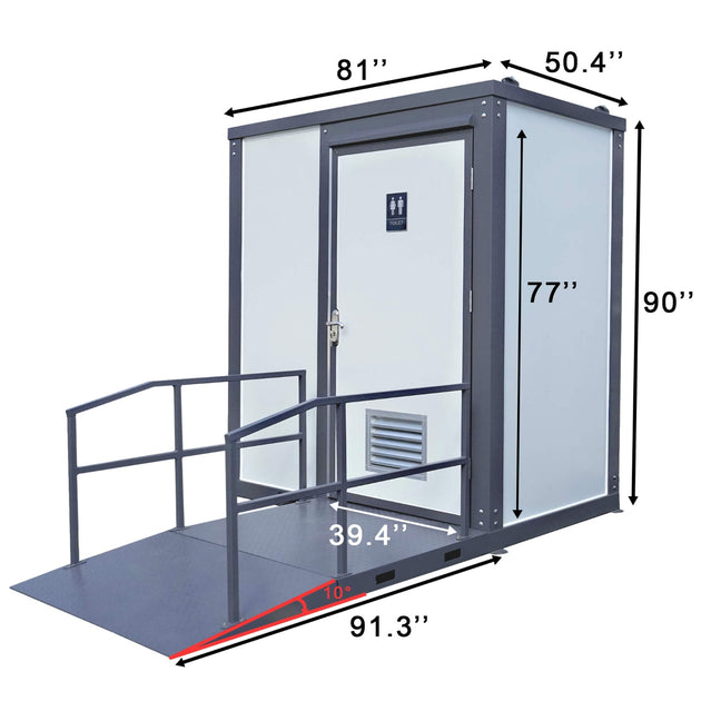 Chery Industrial Handicap-Accessible Portable Restroom for Disabled