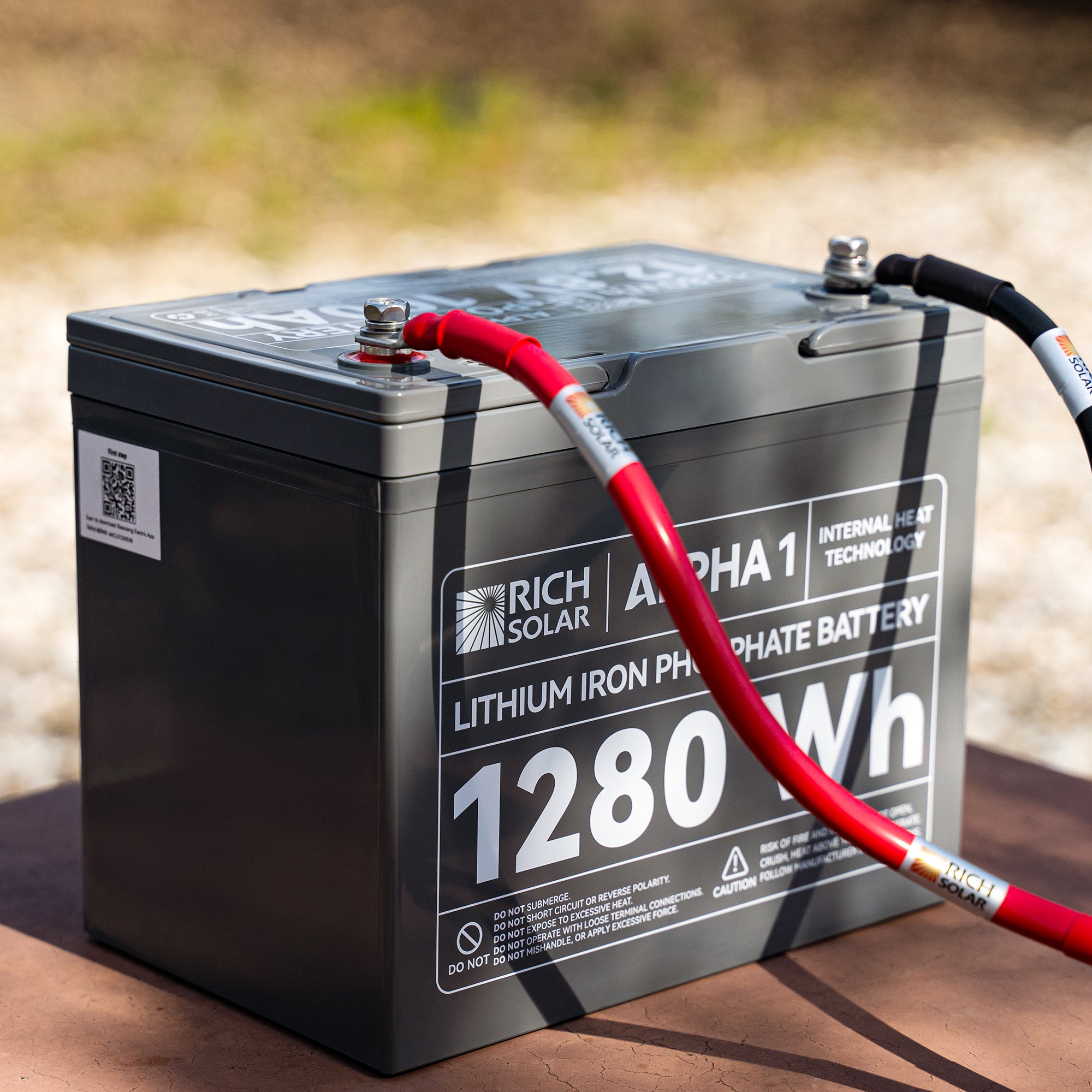 ALPHA 1 | 12V 100Ah LiFePO4 Battery | Powerful 12V Lithium Battery for RVs, Trailers, Vans, Boats, Off-Grid | 5,000 Lifetime Cycles | Bluetooth and Internal Heat Technology