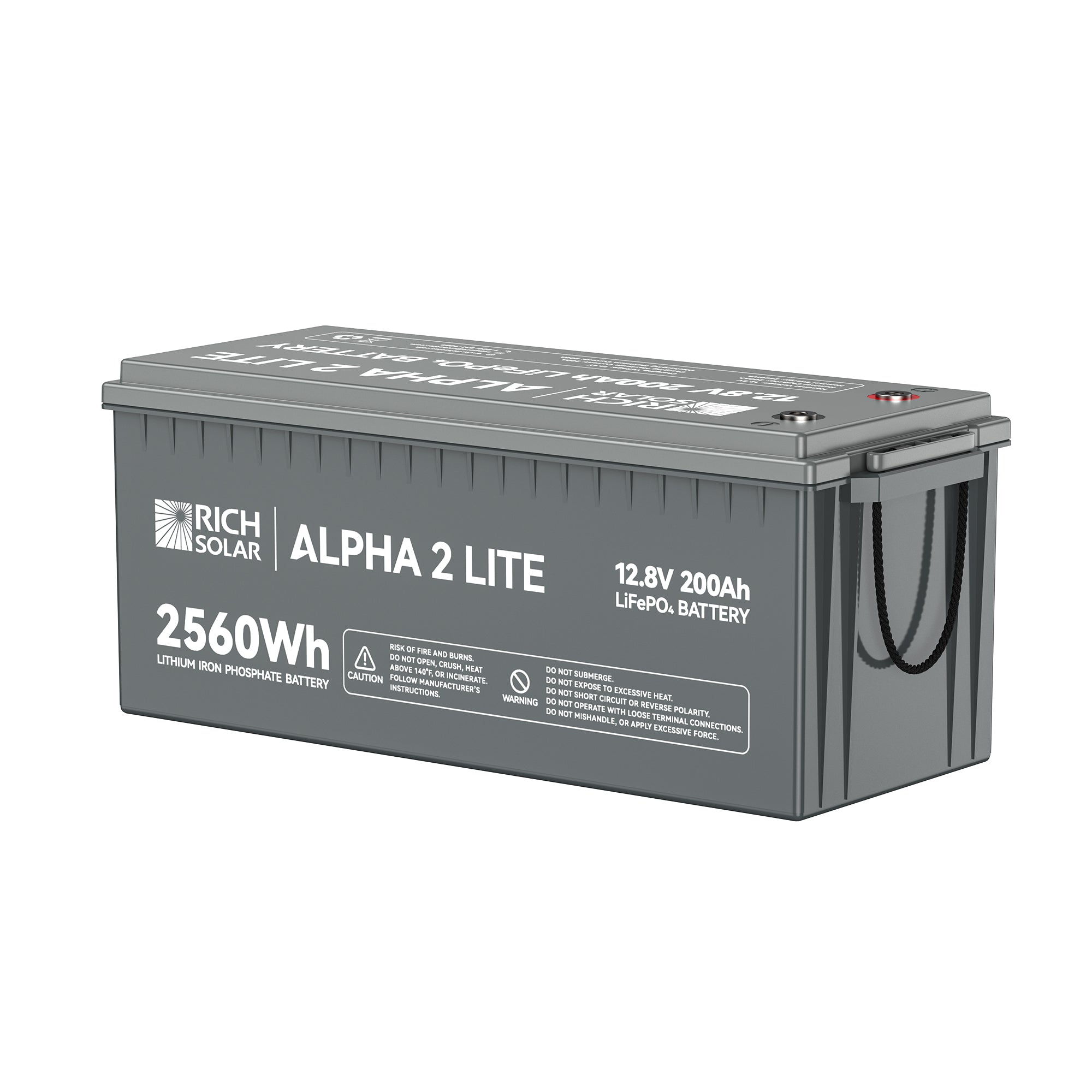 ALPHA 2 LITE | 12V 200Ah LiFePO4 Battery | Best 12V Deep Cycle Lithium Battery for RVs, Trailers, Vans, Boats, Off-Grid | 4,000 Lifetime Cycles | Best Value