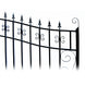 Chery Industrial 18x6 ft Steel Dual Swing Driveway Gate, VENICE Style