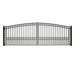 Chery Industrial | 18x6 ft Steel Dual Swing Driveway Gate - PARIS Style