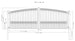Chery Industrial 18x6 ft Steel Dual Swing Driveway Gate - PARIS Style