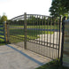 Chery Industrial 18x6 ft Steel Dual Swing Driveway Gate - PARIS Style