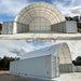 Chery Industrial 40x40x13 ft Container Shelter with Closed Back Panel