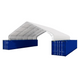 Chery Industrial 40'x40'x15' Double Truss Peak Container Canopy Shelter