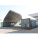 Chery Industrial 40'x40'x15' Double Truss Peak Container Canopy Shelter
